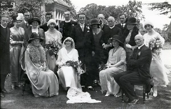 Wedding group, Southwater, 19 June 1924