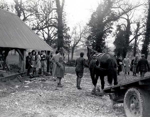 Womens Land Army Proficiency Tests at Brinsbury - February 1944