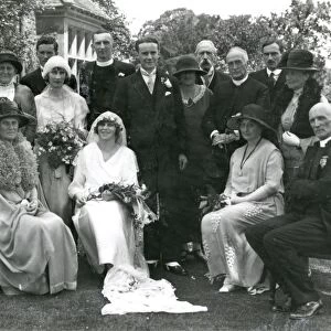 1920s Wedding Group in Southwater, Sussex