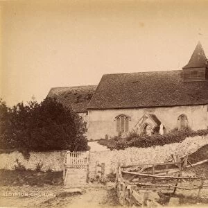 Alciston Church exterior, 1894