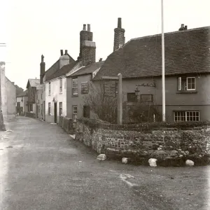 Bosham Harbour and Village Street Print, 1931 Bosham Harbour and Village Street Print, 1931