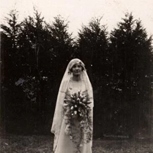 Bride on Wedding Day, 1920s