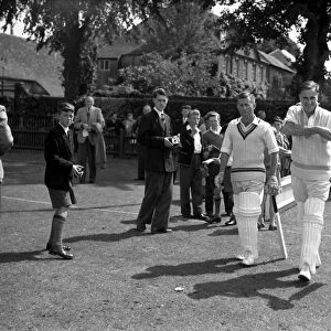 Charity Cricket Match, 12 August 1956