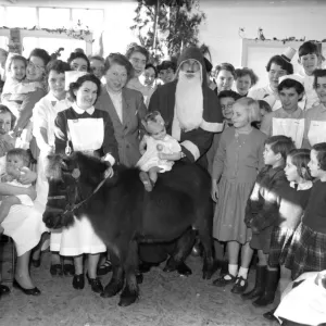 Christmas Day party at St Richards Hospital, Chichester 1955 Christmas Day party at St Richards Hospital, Chichester 1955