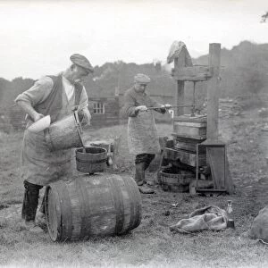 Cider making at Hillgrove, Sussex