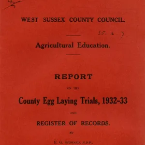 West Sussex Record Office Framed Print Collection: West Sussex County Council