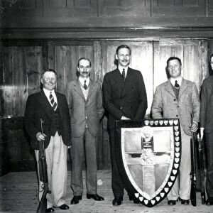 Crawley Rifle Team with Loder Shield - May 1939