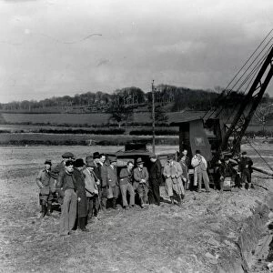 Drainage demonstration at Limbo Farm Petworth - 16 March 1945