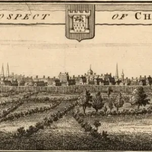 Engraving of North Prospect of Chichester Engraving of North Prospect of Chichester
