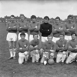 Football Team with Cup in Sussex