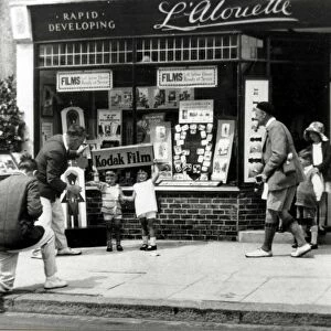 Frank L Alouettes photographic shop, 1930s