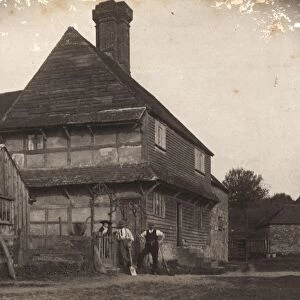 Horstead Keynes: old cottage, 1906