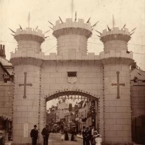 Jubilee Arch, South Gate, Chichester, 22 June 1897