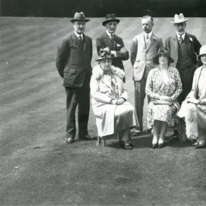 King George V at Pitshill for Goodwood races, 1928