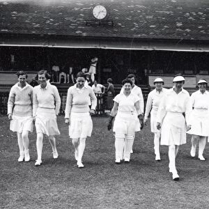 Ladies Cricket Match - Sussex v Middlesex at Horsham - May 1938