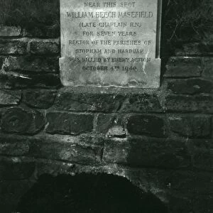 Masefield Memorial Stone at Stopham - 1947
