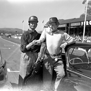 Novelty motor racing at Goodwood, 28 May 1955