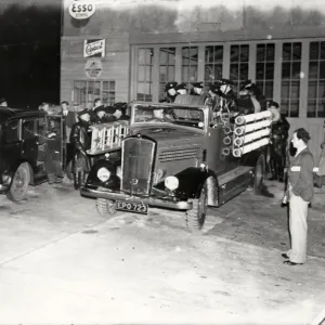 Petworth Fire Brigade at blackout, July 1939 Petworth Fire Brigade at blackout, July 1939