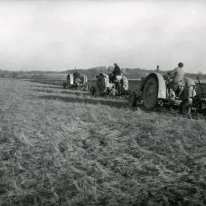 Ploughing for barley at Crawford Farm, Balls Cross Ploughing for barley at Crawford Farm, Balls Cross