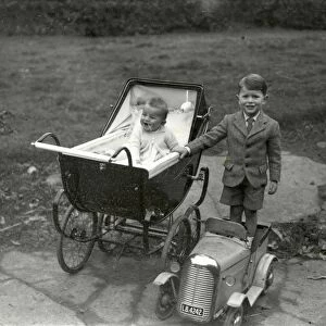 Portrait of two children - December 1943