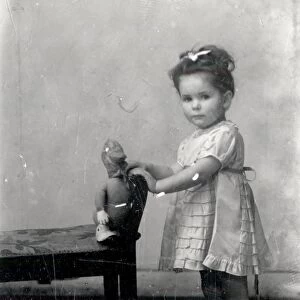 Portrait of a little girl - about 1943