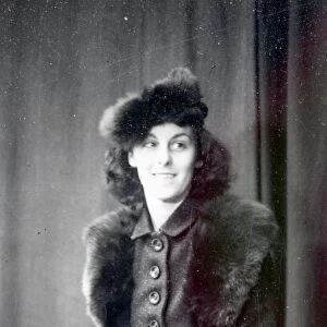 Portrait of a woman in furs - 19 Jan 1944