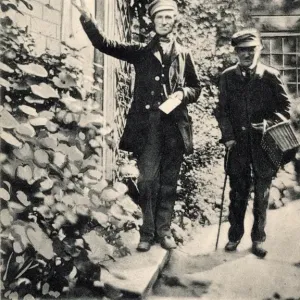 The Postman in 1850, Old Horsham. c. 1906