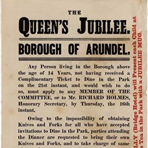 Queen Victoria Jubilee Celebrations poster #1. 1887