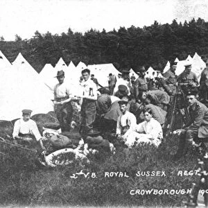 RSR 16th Battalion, Sussex Yeomanry, Crowborough camp, 1906