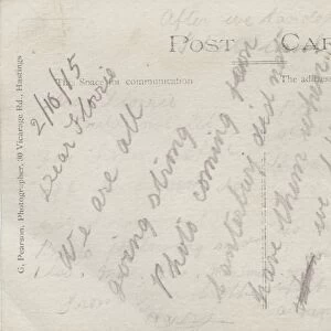 RSR 16th Battalion, Sussex Yeomanry, in camp (reverse)