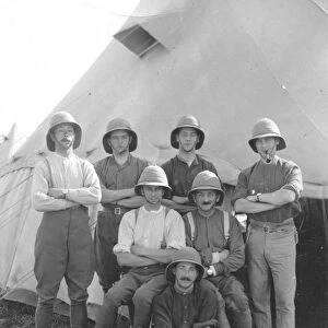 RSR 16th Battalion, Sussex Yeomanry, in camp