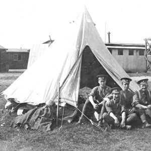 RSR 16th Battalion, Sussex Yeomanry, at camp