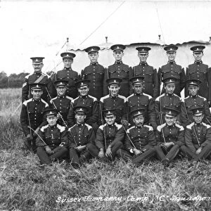 RSR 16th Battalion, Sussex Yeomanry camp, C Squadron 1913