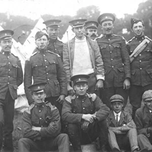 RSR 16th Battalion, Sussex Yeomanry at camp, 1906