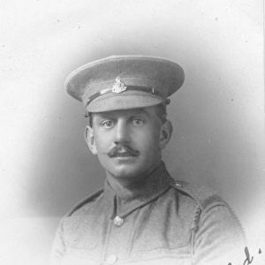 RSR 16th Battalion, Sussex Yeomanry, E. E. Evershed portrait