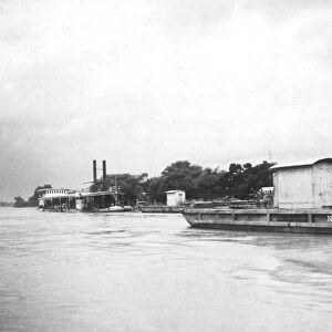 RSR 2 / 6th Battalion, Ferry boat and landing stage, Mari Indus 1917
