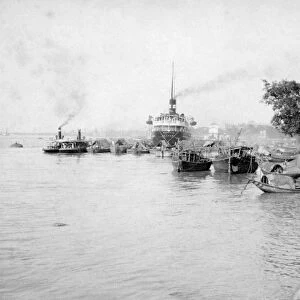 RSR 2 / 6th Battalion, Harbour scene, Calcutta 1916