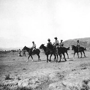 RSR 2 / 6th Battalion, Officers on horseback
