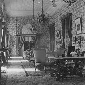 RSR 2 / 6th Battalion, The Reception Room, Chamba Palace, 1918
