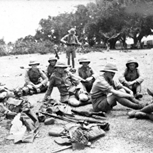 RSR 2 / 6th Battalion, A rest, India 1916