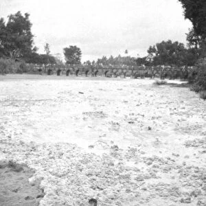 RSR 2 / 6th Battalion, River coming down after rain, Closepet