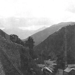 RSR 2 / 6th Battalion, Soldiers on hill road, Chamba 1918