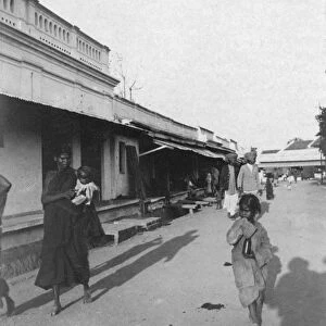 RSR 2 / 6th Battalion, Street in Ulsoor, near Bangalore, 1916