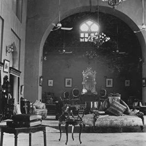 RSR 2 / 6th Battalion, The Throne Room, Chamba Palace, 1918