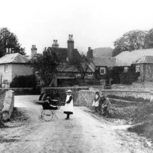 Scene in Singleton village street, date unknown