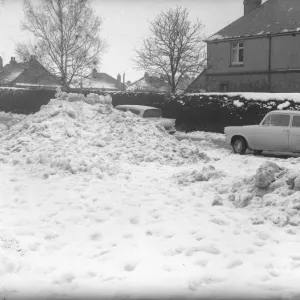 Snow scene in Clay Lane, Fishbourne, Sussex Snow scene in Clay Lane, Fishbourne, Sussex