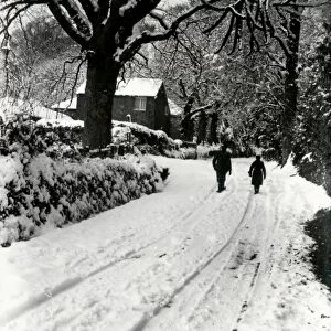 Snow Scene at Upperton - December 1939