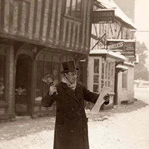 Snow scenes at Petworth - Town Crier [1920s]
