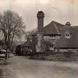Southwest corner of houses, Fittleworth, 1910