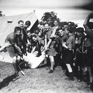 Southwick Scouts in Camp at Burton - September 1946